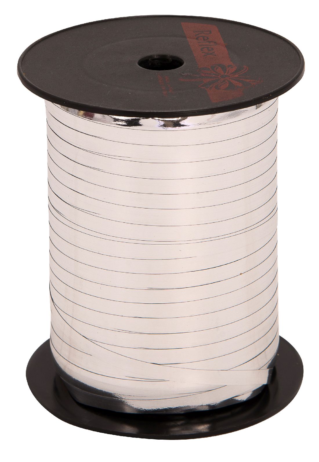 Kräuselband metallic, Ziehband SILBER 19 Geschenkband 5mm 500Meter