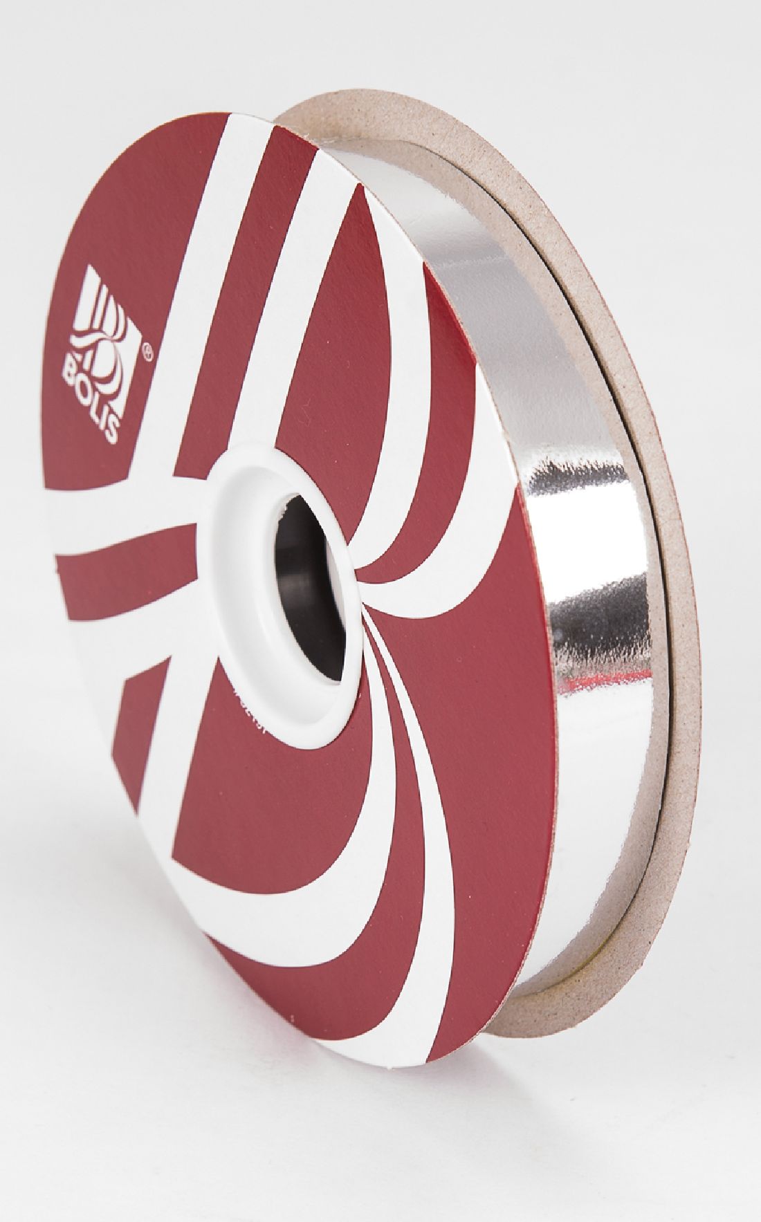 Kräuselband metallic, Ziehband SILBER 19 Geschenkband 19mm 100Meter