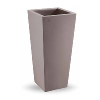 Pflanztopf Genesis m.Einsatz TAUPE 45xH100cm eckig